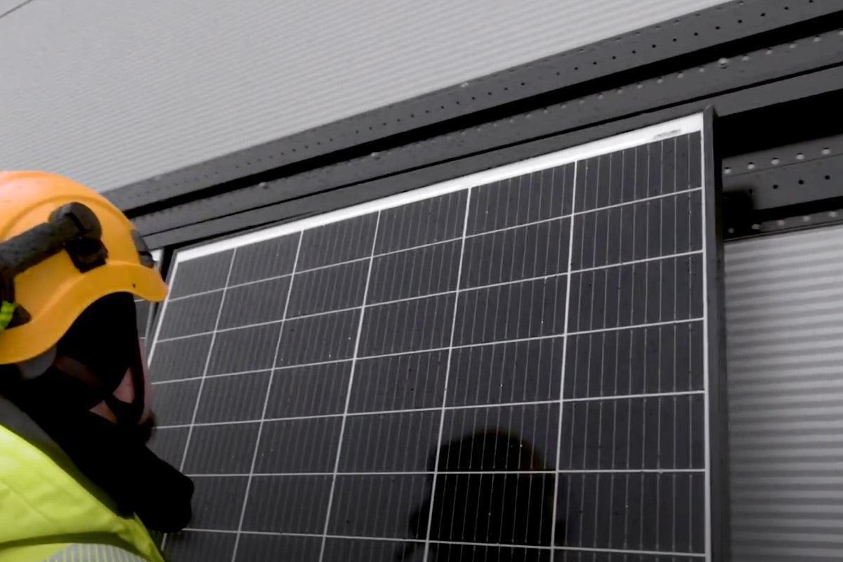 Solar facade solution