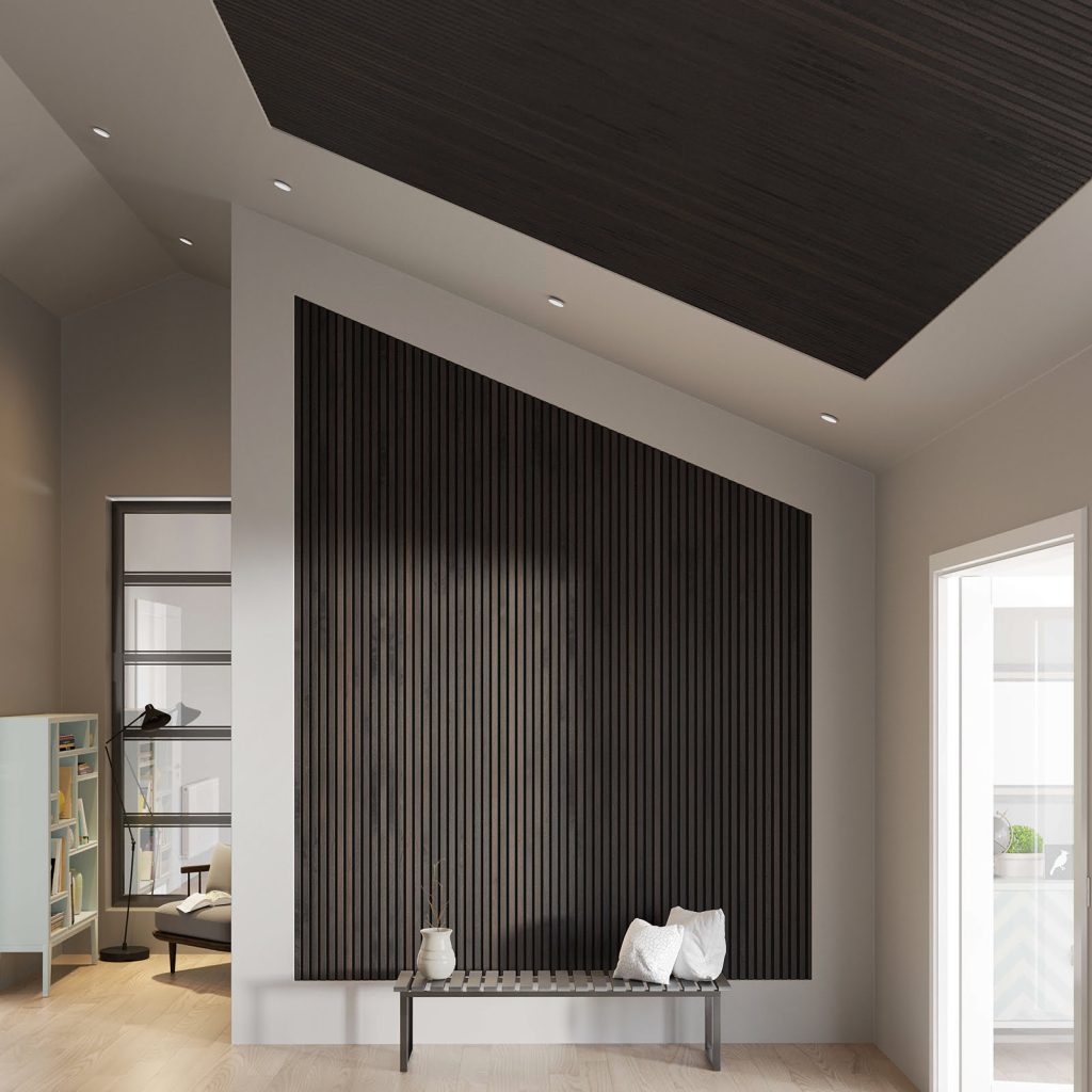 Wooden slat wall, wall panels & acoustic panels » WoodUpp