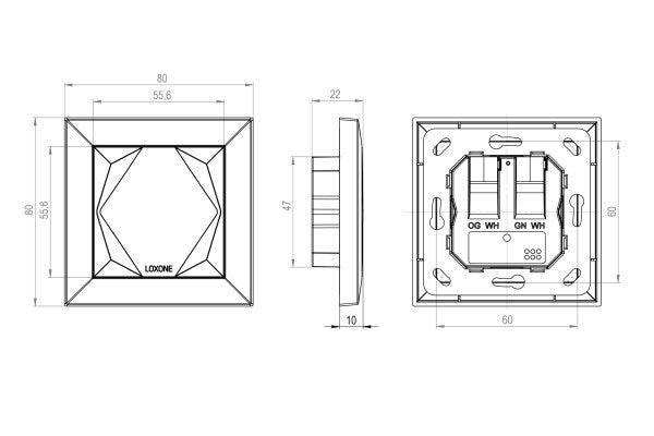 Touch Square Tree Anthracite - hybridhouse