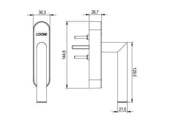 Window Handle Air - hybridhouse