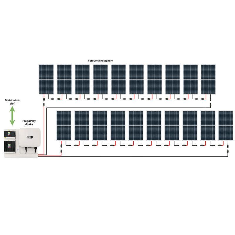 10 kWp SOLAR SET (Panels and Inverter) - hybridhouse